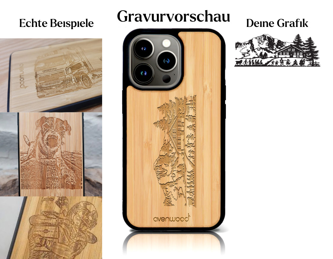 INDIVIDUEL iPhone 14 Pro Max bambou plastique